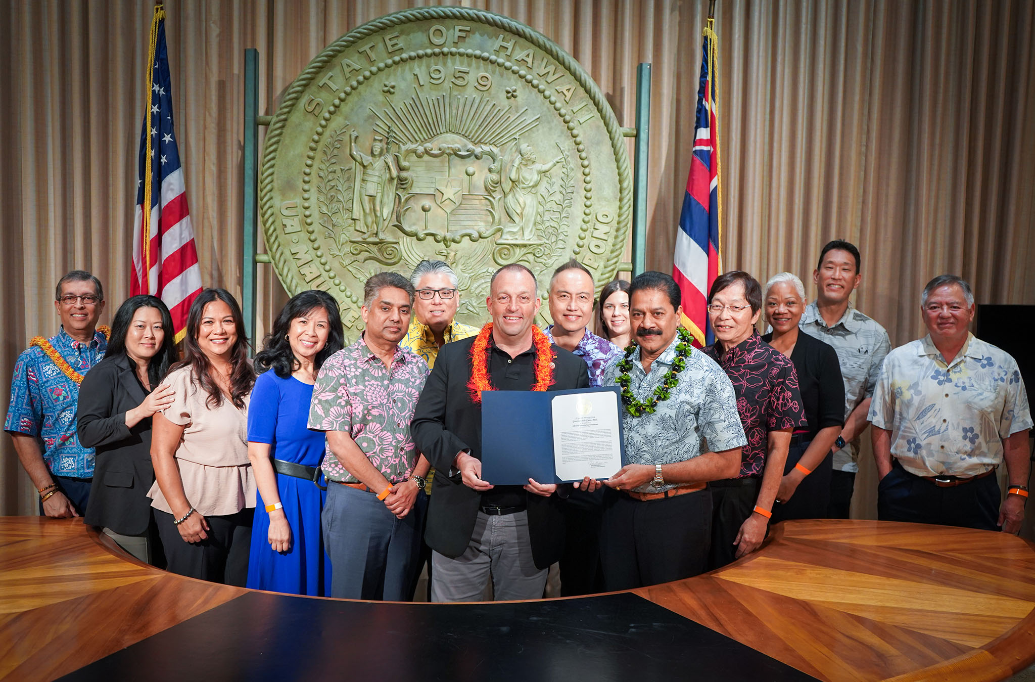 Eworldes Celebrating with Governor Green – eWorld Enterprise Solutions – eWorld ...